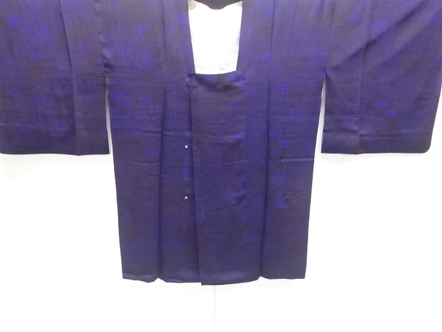 JAPANESE KIMONO / ANTIQUE MICHIYUKI COAT / SILK / KINSHA / FLOWERS